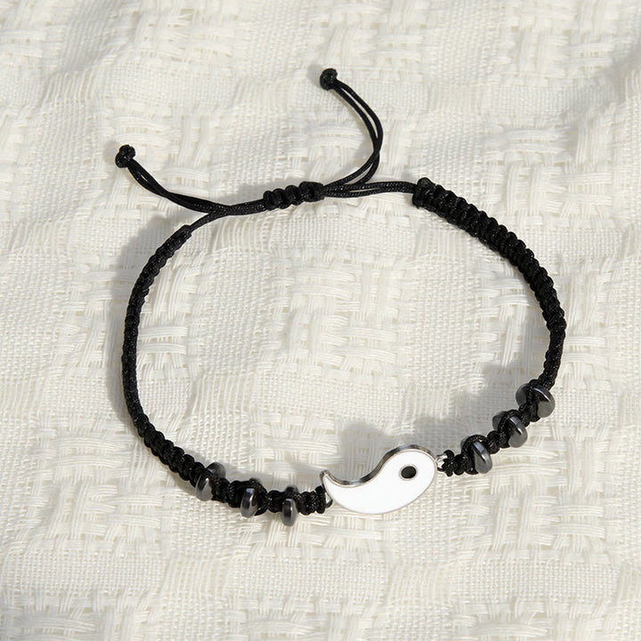 Buddha Stones 2 pulseras ajustables para parejas con diseño Yin Yang y hematita. - image 14