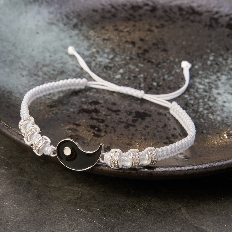 Buddha Stones 2 pulseras ajustables para parejas con diseño Yin Yang y hematita. - image 11