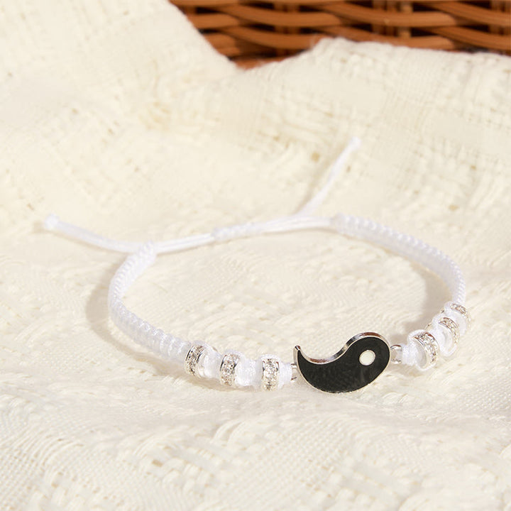 Buddha Stones 2 pulseras ajustables para parejas con diseño Yin Yang y hematita. - image 9