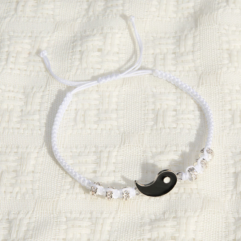 Buddha Stones 2 pulseras ajustables para parejas con diseño Yin Yang y hematita. - image 10