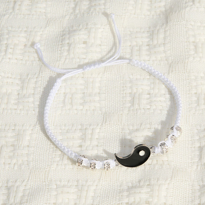 Buddha Stones 2 pulseras ajustables para parejas con diseño Yin Yang y hematita. - image 10