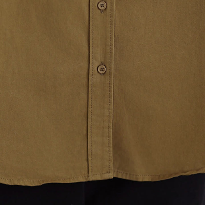 Buddha Stones Chaqueta de mujer de algodón liso, estilo casual minimalista, con botones y bolsillo. - image 8