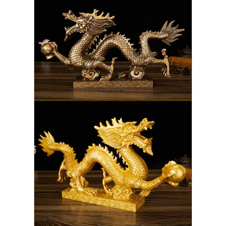 ❗❗❗Una venta flash: Buddha Stones Feng Shui Dragón Auspicioso Nube Riqueza Suerte Decoración