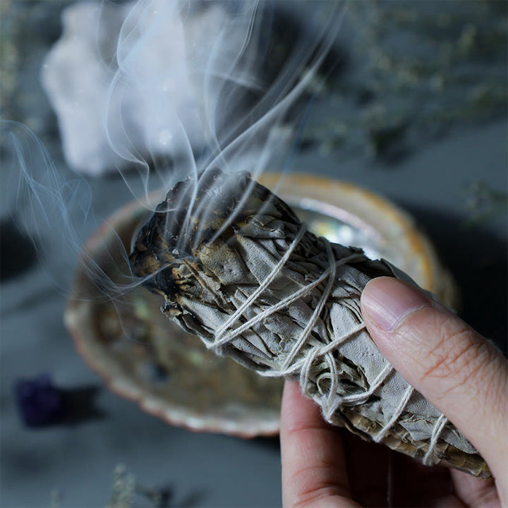 Buddha Stones Smudge Stick para limpieza del hogar, incienso, curación, meditación y rituales de California Smudge Sticks