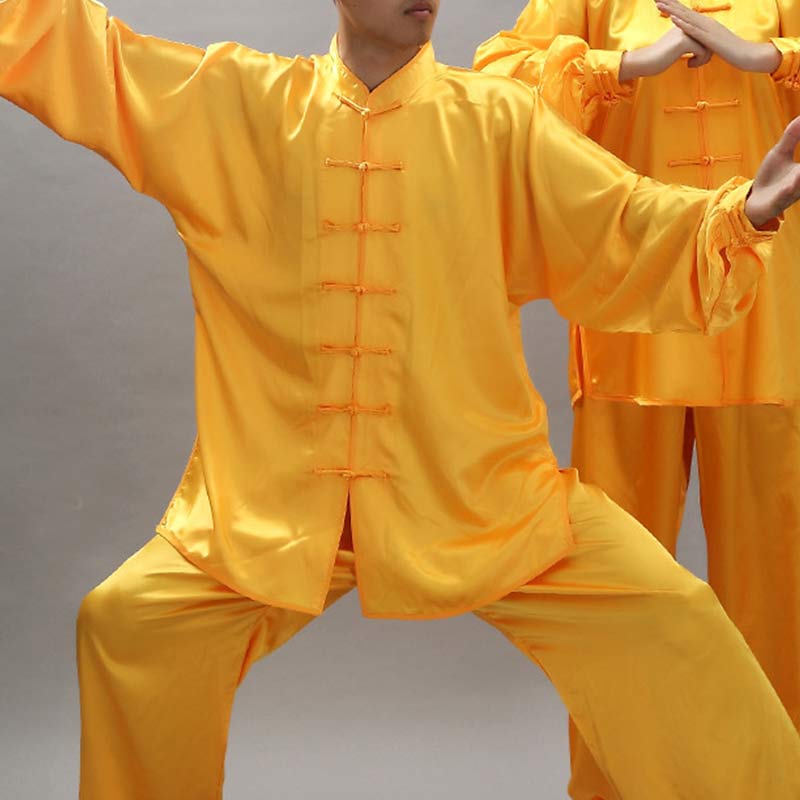 Conjunto de ropa unisex con patrón simple de Buddha Stones para meditación, oración, espiritualidad, tai chi, qigong y práctica - Oro - 3XL- APTO PARA US. UK/ AU/UE - 2XL - image 29