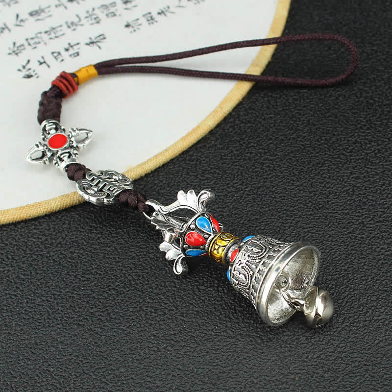 Tíbet Om Mani Padme Hum Vajra Dorje Decoración espiritual para colgar en el coche