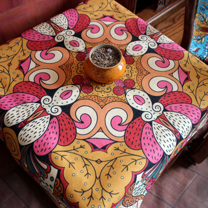 Mantel Boho Mandala, decoración de la cubierta de la mesa del hogar