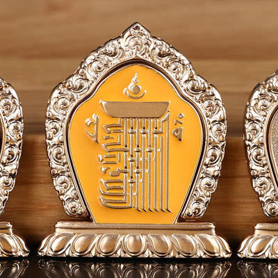 Soporte de anillo para teléfono tibetano Om Mani Padme Hum Peace, decoraciones universales para teléfono