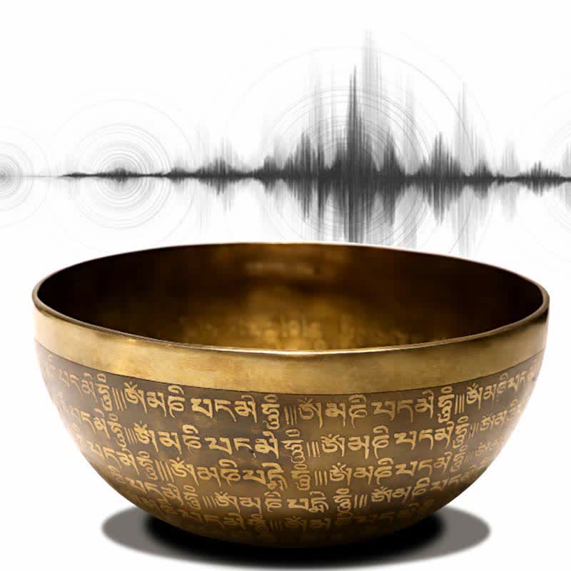 Juego de cuencos tibetanos Sutra hechos a mano para la sanación y la meditación. Energía positiva. - image 6