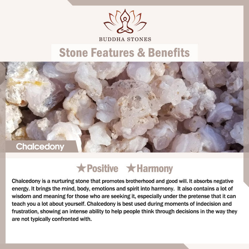 Colgante positivo del collar de la hebilla de la paz de la hoja de bambú de la calcedonia natural de la plata esterlina de las Buddha Stones