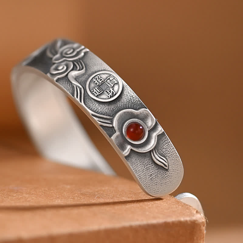 Pulsera tibetana PiXiu de cobre con monedas y riqueza, brazalete ajustable