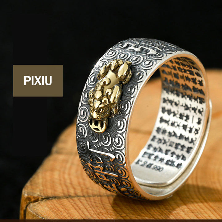 Anillo ajustable de la suerte de la riqueza de Buda Natal del zodiaco chino de Buddha Stones de Buda