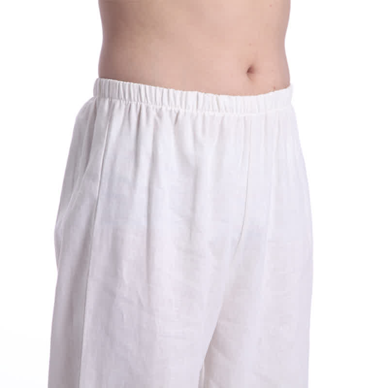 Conjunto de ropa de lino y algodón para hombre con Buddha Stones, meditación espiritual zen y práctica de oración - image 16