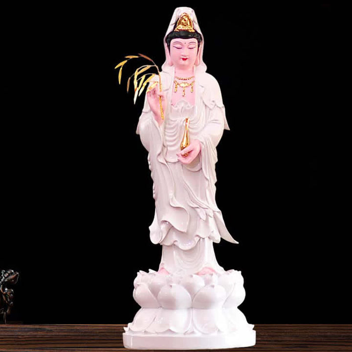 Estatuilla de Chenrezig Bodhisattva Avalokitesvara, estatua de resina de armonía, decoración del hogar