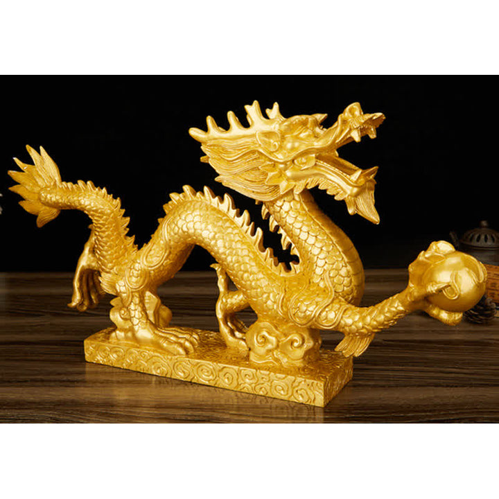 ❗❗❗Una venta flash: Buddha Stones Feng Shui Dragón Auspicioso Nube Riqueza Suerte Decoración