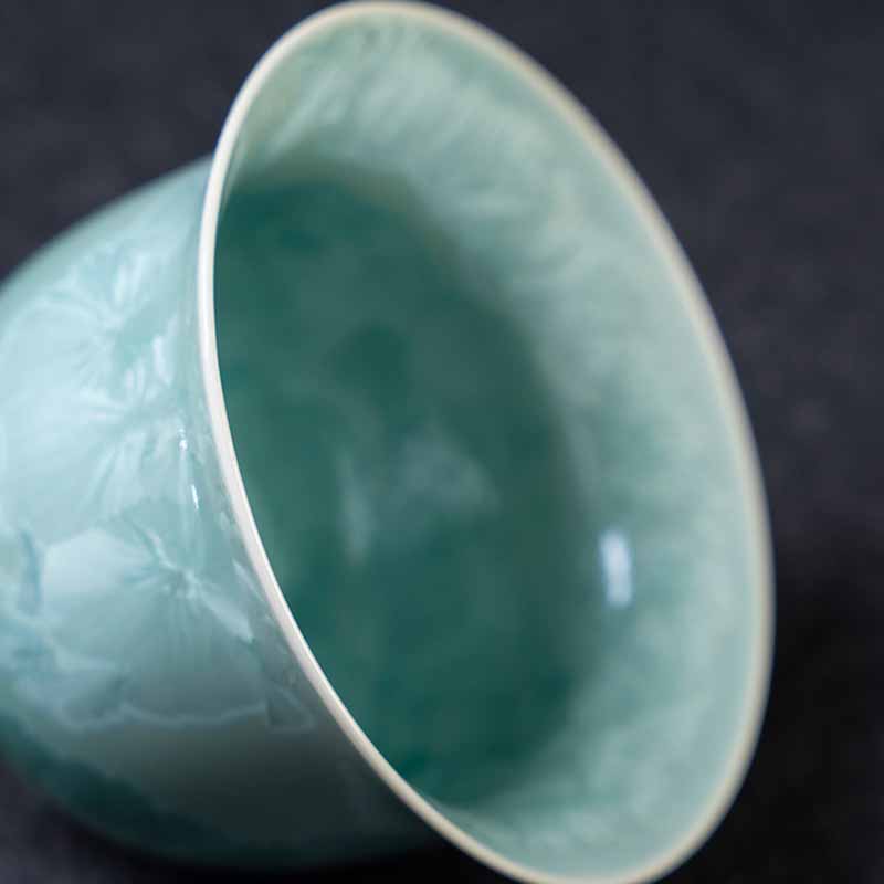 Taza de té de cerámica esmaltada tradicional Gaiwan Sancai con Buddha Stones , taza de té y platillo de Kung Fu con tapa, 180ml
