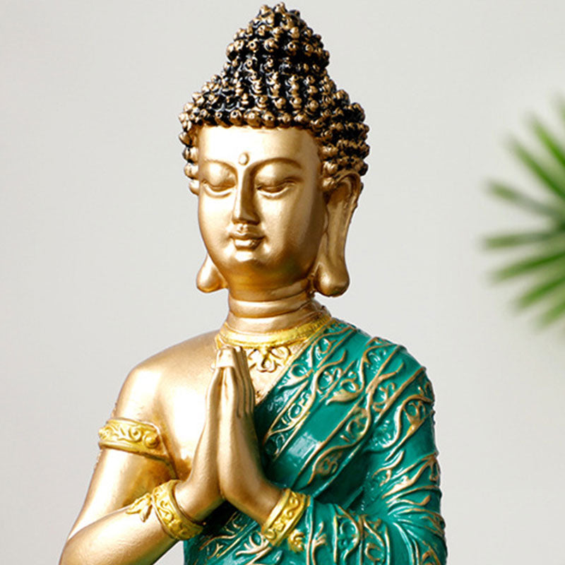 Decoración de estatua de resina de compasión de Buda de Buddha Stones de Buda