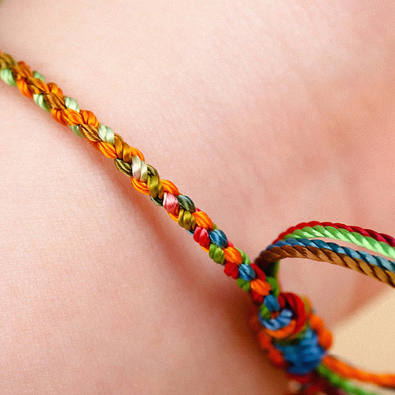 Buddha Stones &quot;Que todos tus deseos se hagan realidad&quot; Pulsera Suerte Multicolor