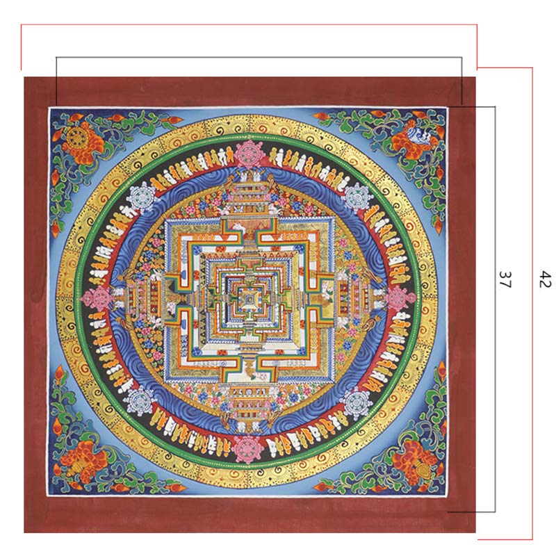 Buddha Stones tibetano Thangka pintura bendición decoración hecha a mano