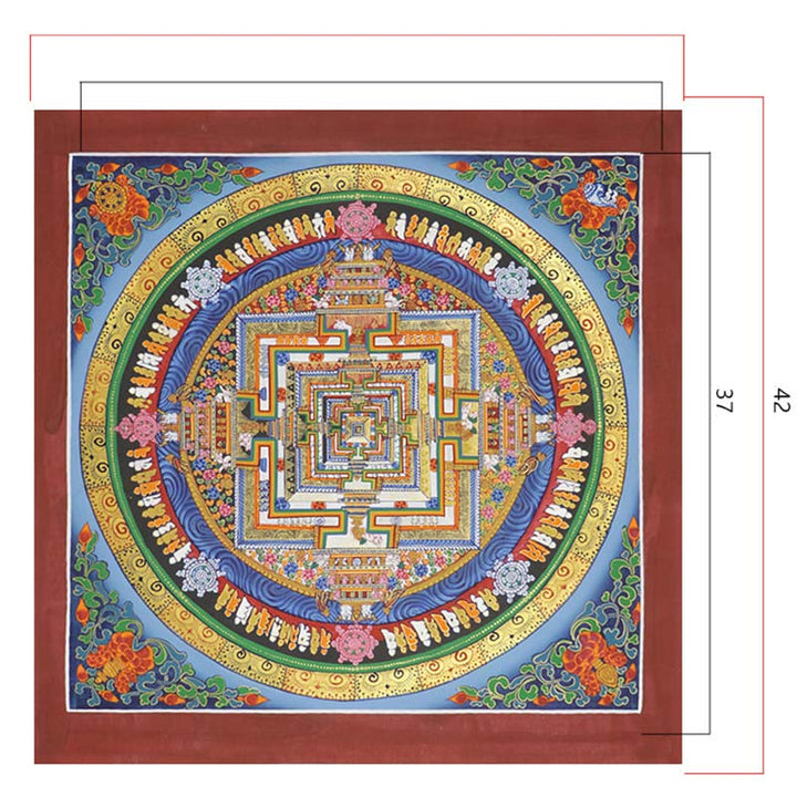 Buddha Stones tibetano Thangka pintura bendición decoración hecha a mano