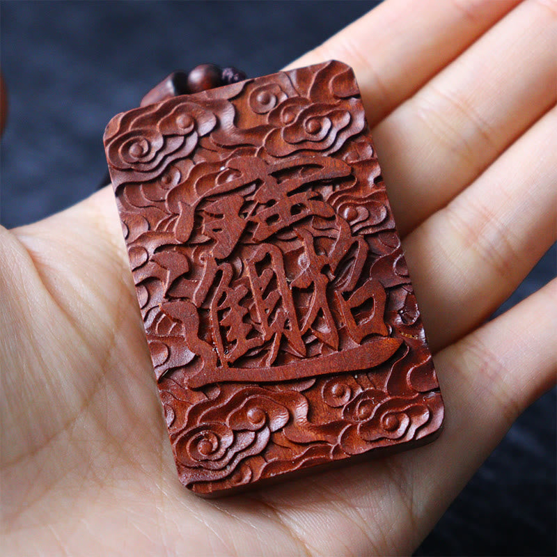 Buddha Stones, relámpago Natural, madera de azufaifa, PiXiu, moneda de cobre, colgante de collar de buena fortuna