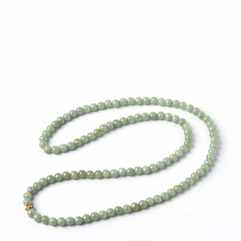 Pulsera de la Suerte de Jade de 108 Cuentas Mala