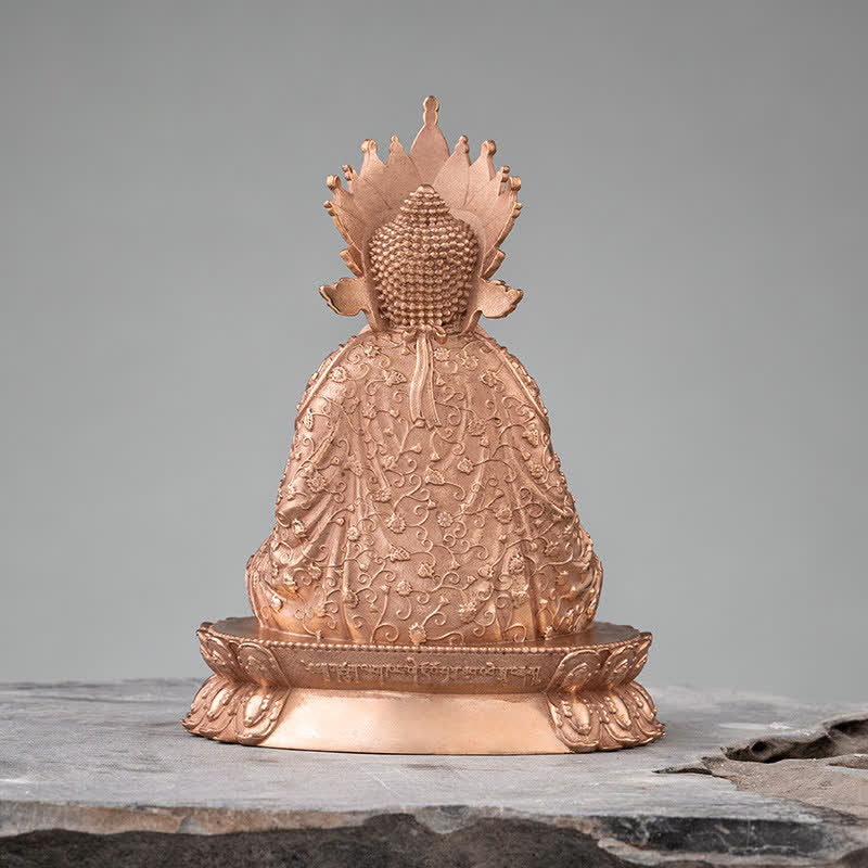 Estatua de cobre hecha a mano de la compasión de la estatuilla de Buda Shakyamuni Decoración