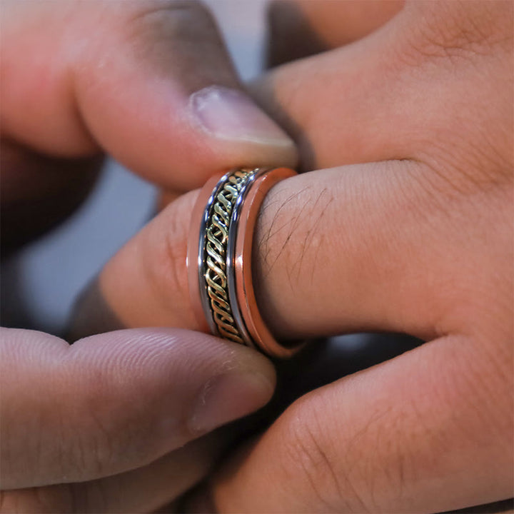 Brazalete ajustable con equilibrio de cobre magnético de Buddha Stones