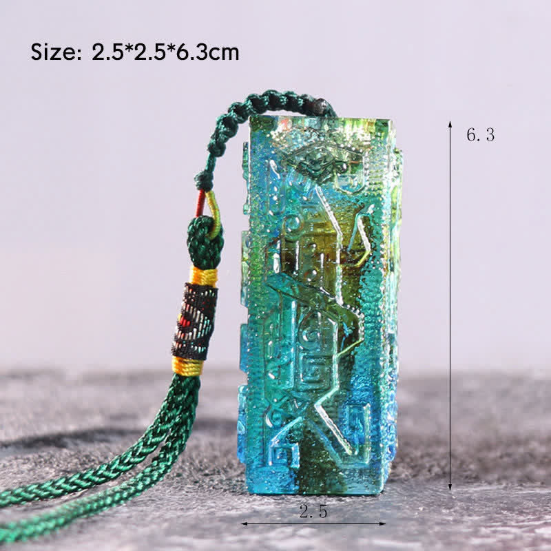 Pieza de arte de cristal Liuli hecha a mano Feng Shui, decoración para el hogar y la Oficina - Pequeño - Sin base de cristal - image 2