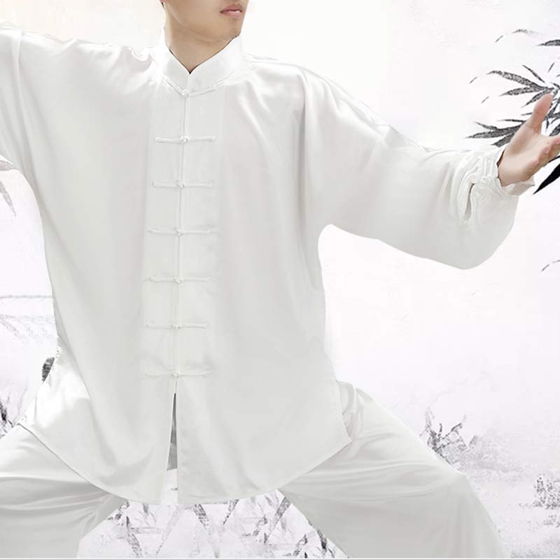 Conjunto de ropa unisex con patrón simple de Buddha Stones para meditación, oración, espiritualidad, tai chi, qigong y práctica - image 12