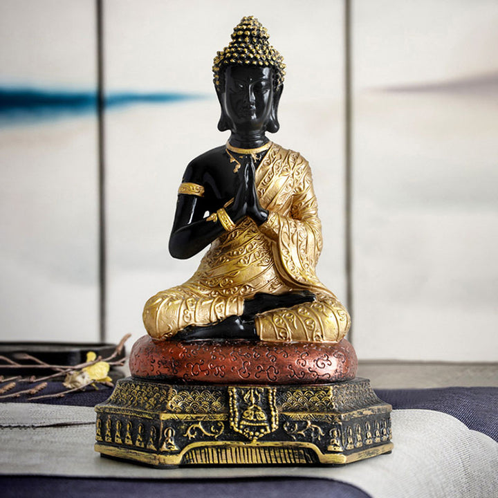 Decoración de estatua de resina de compasión de Buda de Buddha Stones de Buda