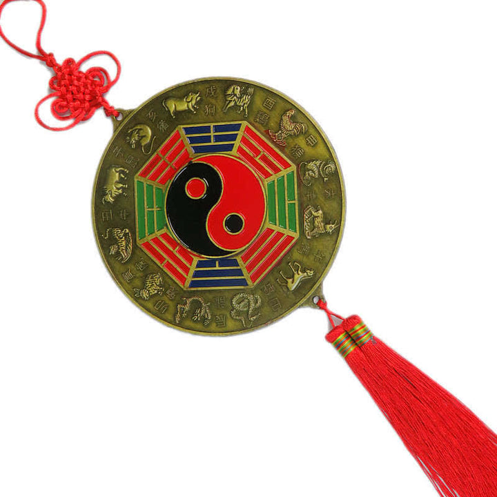 Feng Shui Bagua Mapa Chino Anudado Armonía Energía Mapa Espejo