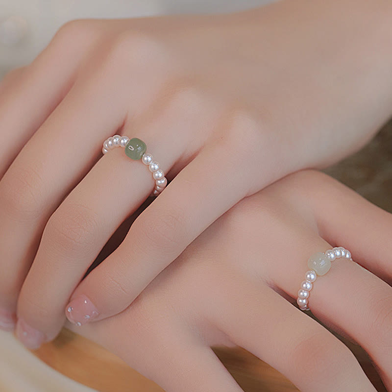 Anillo de la suerte con Buddha Stones