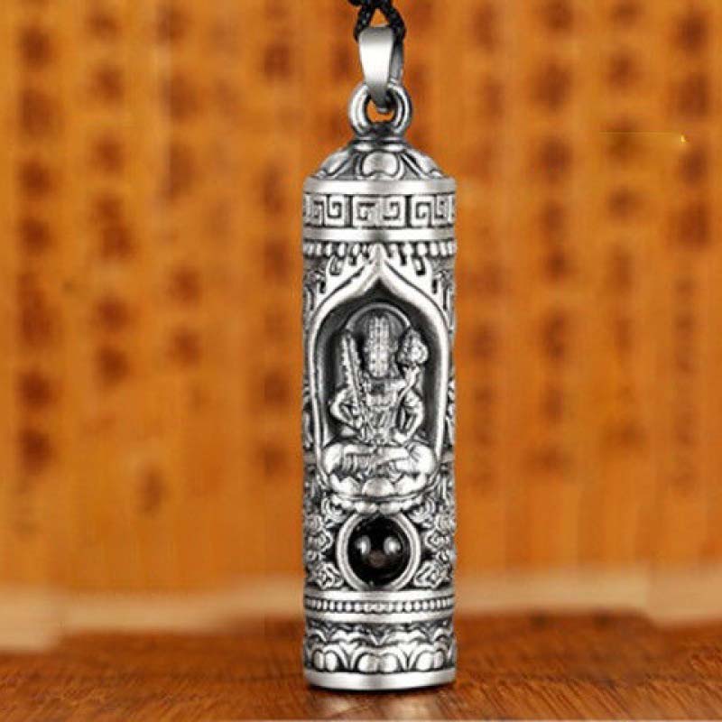Colgante de collar de prosperidad de proyección de Buda natal del zodiaco chino - Buey/Tigre - image 7
