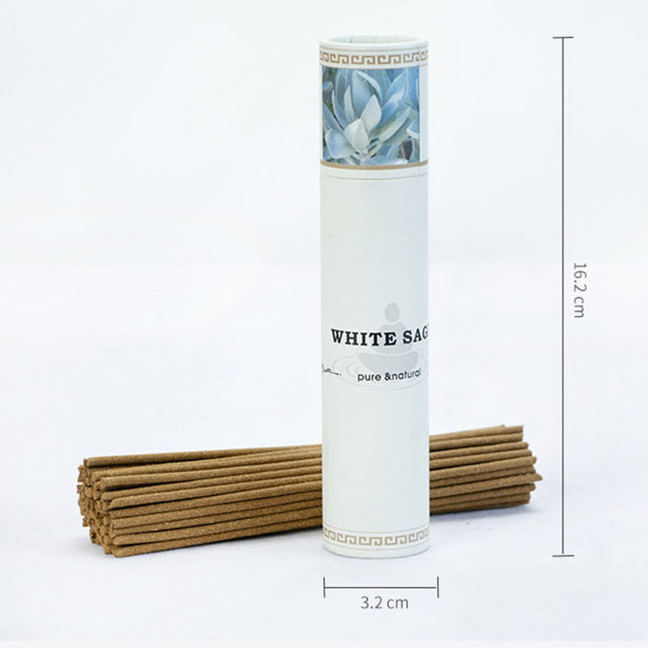 Incienso de Salvia Blanca Purificar Meditación Curativa Varitas de Incienso de Salvia de California
