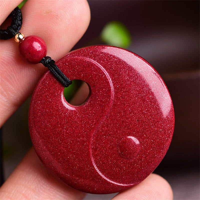 Buddha Stones, Buda sonriente, Yin Yang, calabaza del zodiaco chino, colgante de collar con bendición de cinabrio Natural - image 9