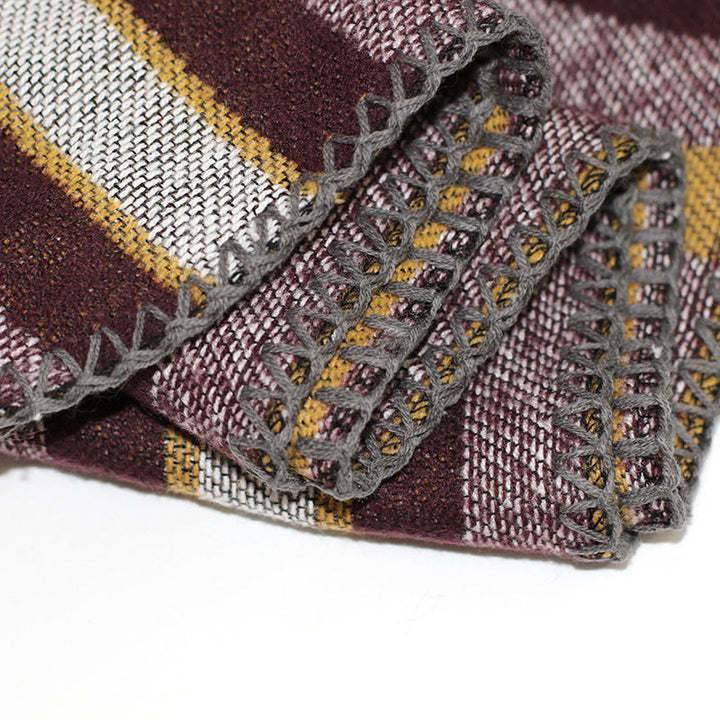Mantón tibetano de Buddha Stones , patrón clásico, bufanda de viaje cálida y acogedora para invierno