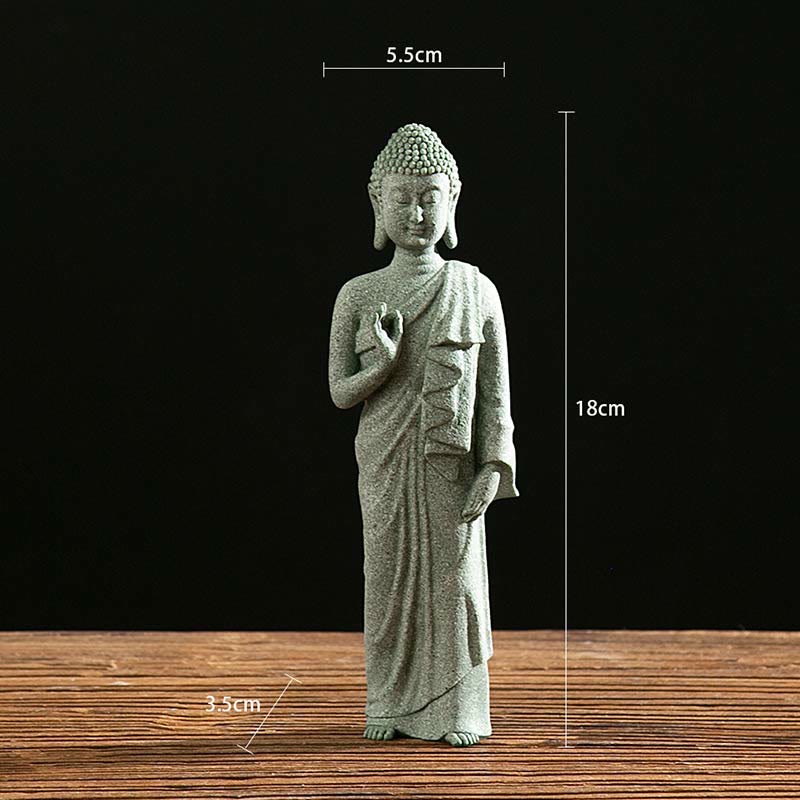Estatua tibetana de meditación, contemplación, Buda, serenidad, compasión, decoración