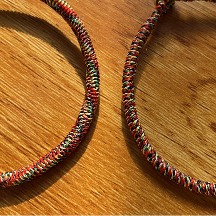 Pulsera de cuerda colorida hecha a mano con Buddha Stones de Plata de Ley 925 del zodíaco chino, protección de Buda natal - image 15