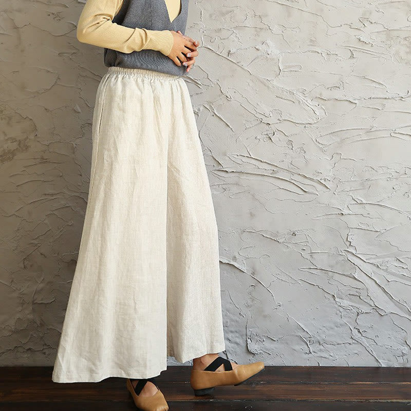 Buddha Stones Blanco Simple Patrón Beige Meditación Espiritual Zen Práctica Ropa de Yoga Ropa de Mujer - Pantalones blancos solamente - US0, UK/AU4/ AU4-8-10, EU32-38 (F) - image 9