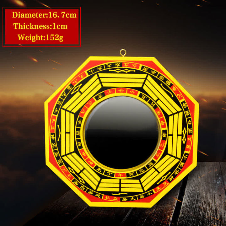 Espejo de mapa de energía de sala de estar de equilibrio de mapa Bagua de Feng Shui