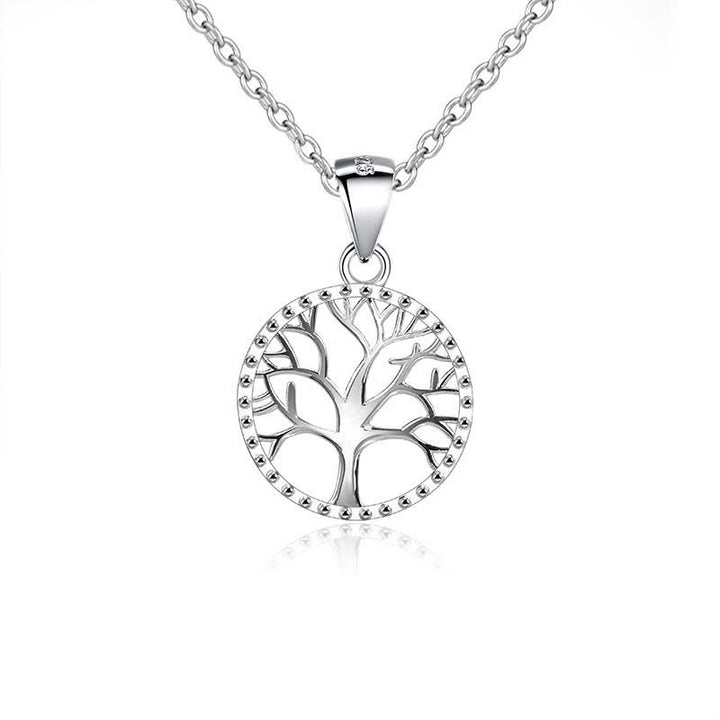 Colgante de collar de creación de plata de ley 925 con Buddha Stones, el árbol de la vida - image 2