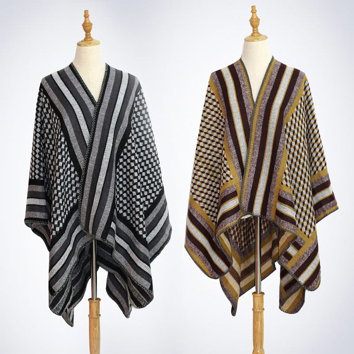 Mantón tibetano de Buddha Stones , patrón clásico, bufanda de viaje cálida y acogedora para invierno