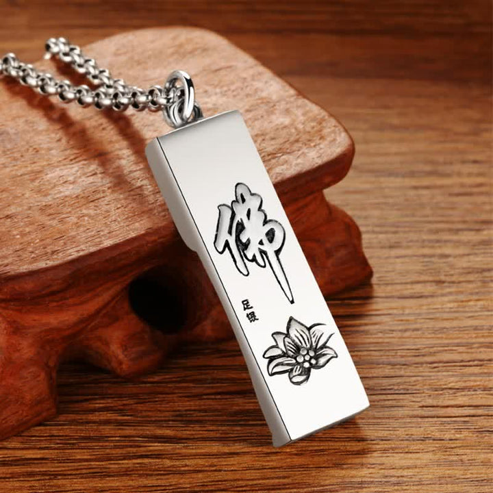 Collar con colgante de estilo vintage de la suerte con amuleto de protección y fuerza de Buddha Stones de Buda - image 10