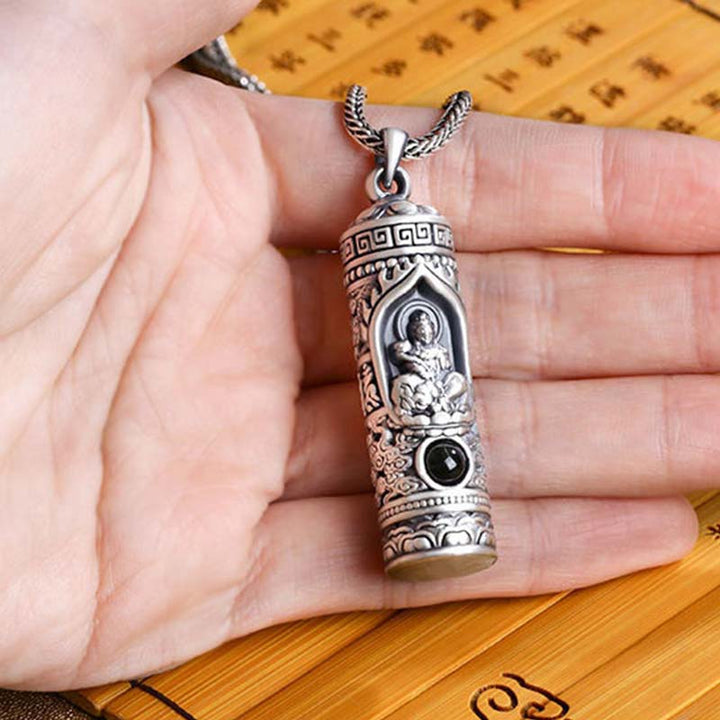 Colgante de collar de prosperidad de proyección de Buda natal del zodiaco chino - image 11