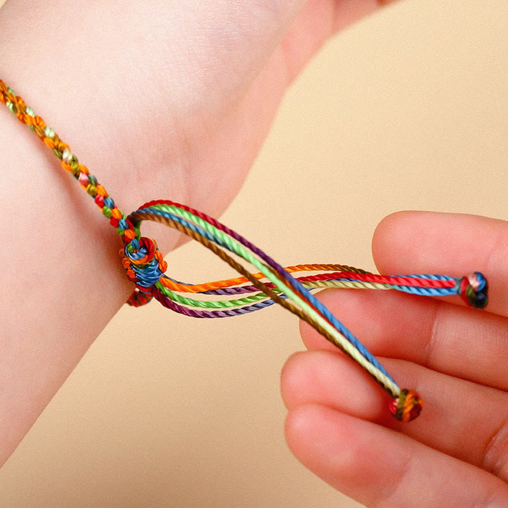 Buddha Stones &quot;Que todos tus deseos se hagan realidad&quot; Pulsera Suerte Multicolor