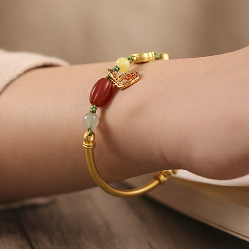 Pulsera tibetana de la suerte de la felicidad de la fortuna de las nubes auspiciosas