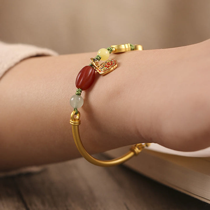 Pulsera tibetana de la suerte de la felicidad de la fortuna de las nubes auspiciosas