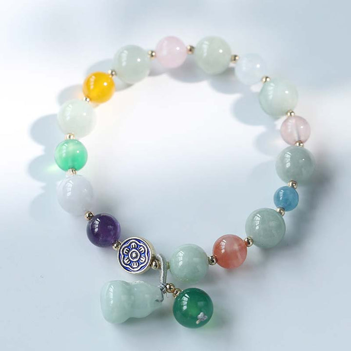 Pulsera de la suerte Pulsera de jade de calabaza