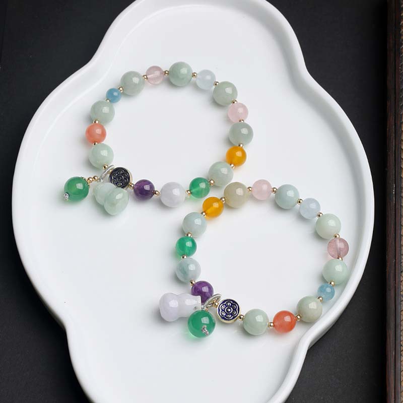 Pulsera de la suerte Pulsera de jade de calabaza